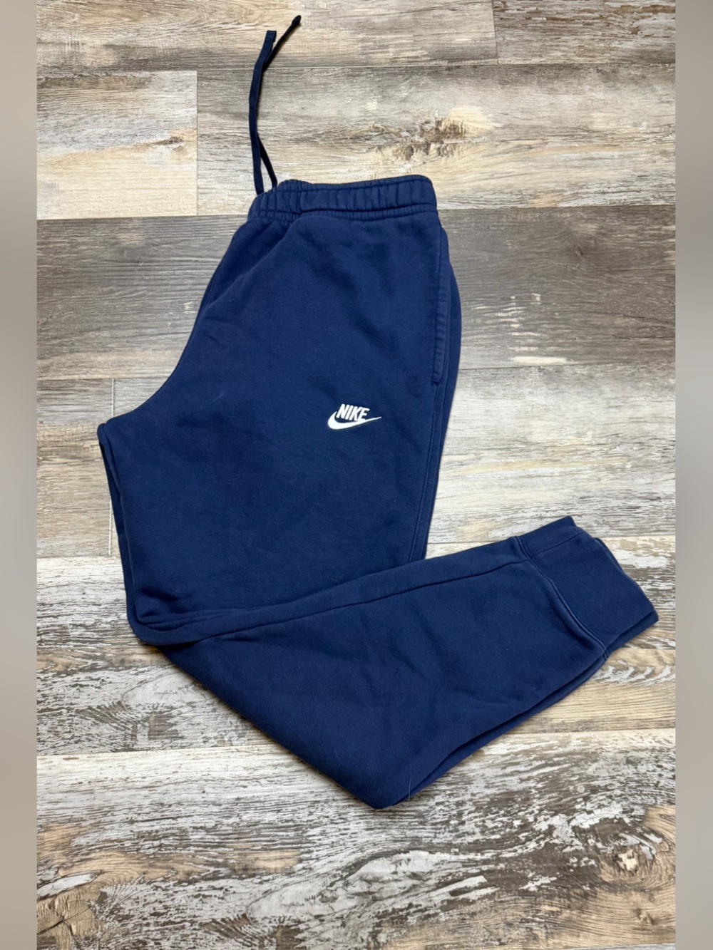 Men’s Nike Navy Blue Fleece Jogger Pants